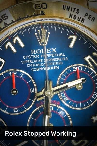 rolex keeps stopping|my Rolex stopped ticking.